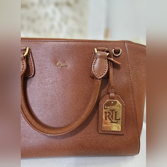 Ralph LAUREN Leather Satchel - Picture 4 of 17